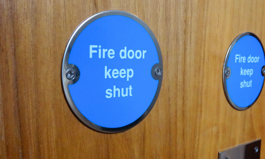 THE IMPORTANCE OF PROPERLY SHUTTING A FIRE DOOR