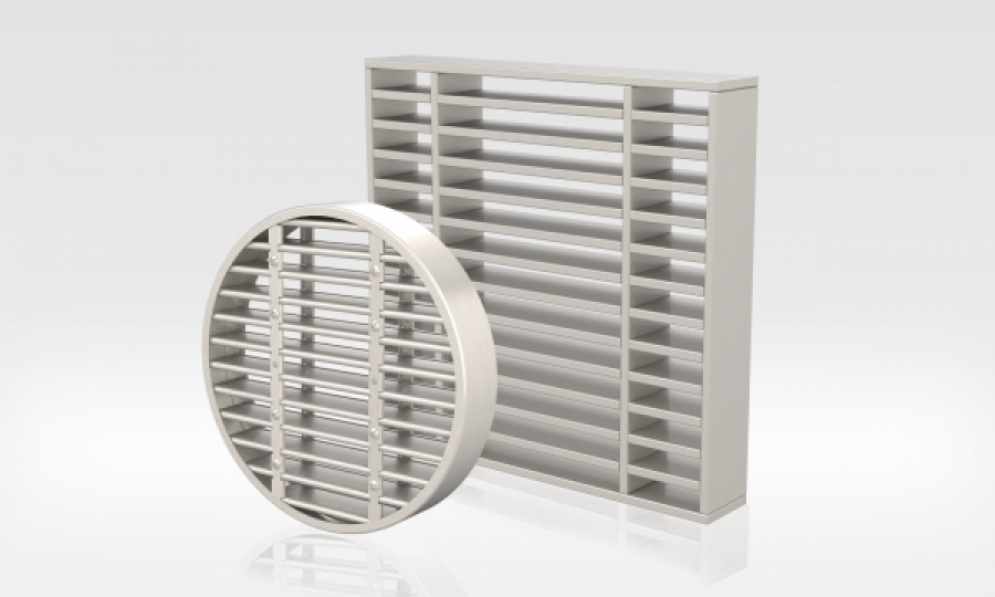 Intumescent air transfer grilles