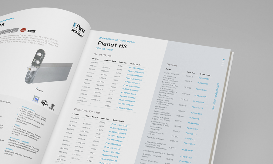 New Planet drop seal brochure